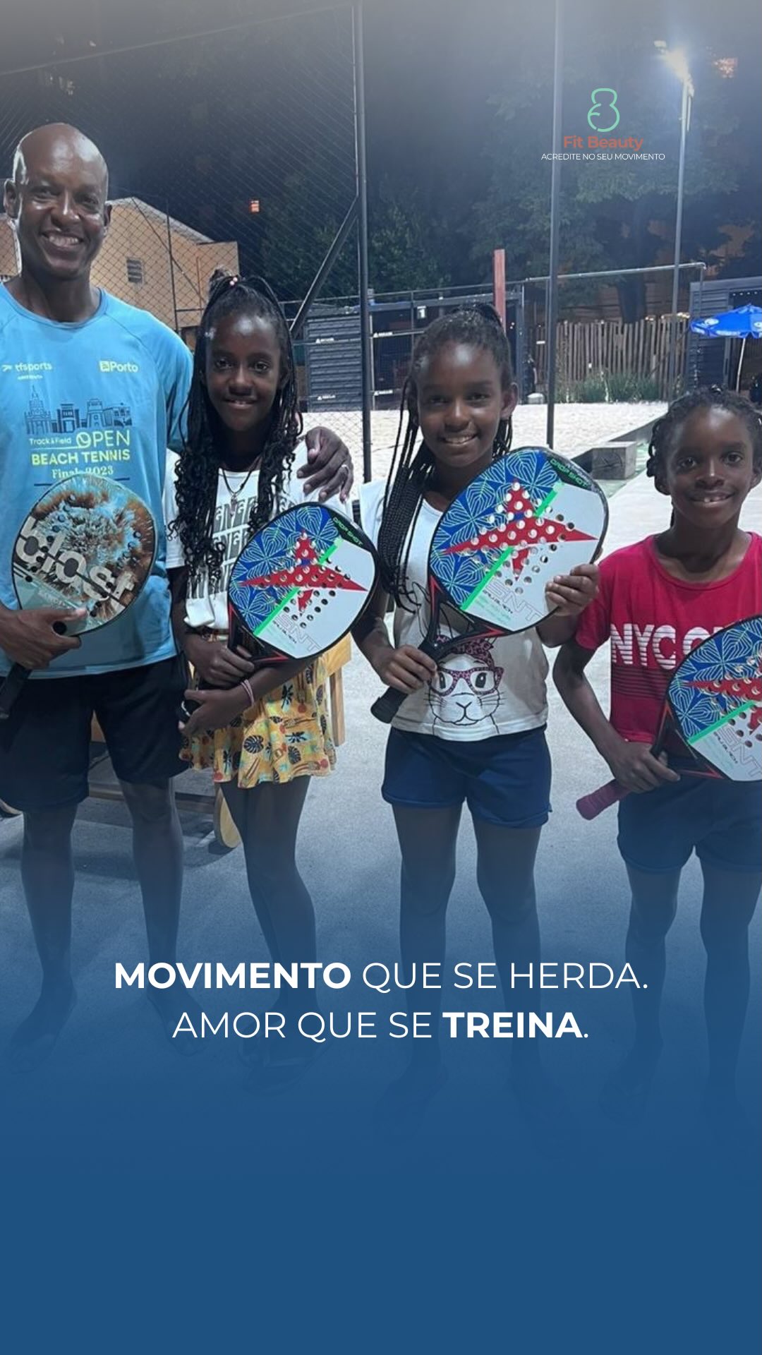 Neste vídeo, o treinador e pai @jorginhobeachtennis mostra como o esporte conecta, educa e aproxima.
Fit Beauty é sobre vestir-se com liberdade para viver esses momentos.
Garanta seu look e viva essa experiência.
#ColeçãoMan #DiadosPais #FitBeauty #AcrediteNoSeuMovimento